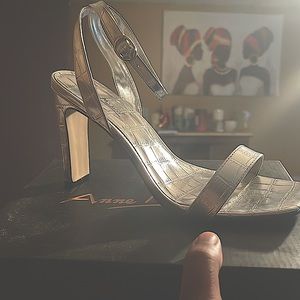 Anne Michelle Silver Heel. Size US11 EUR41 “Shoes has never been worn”